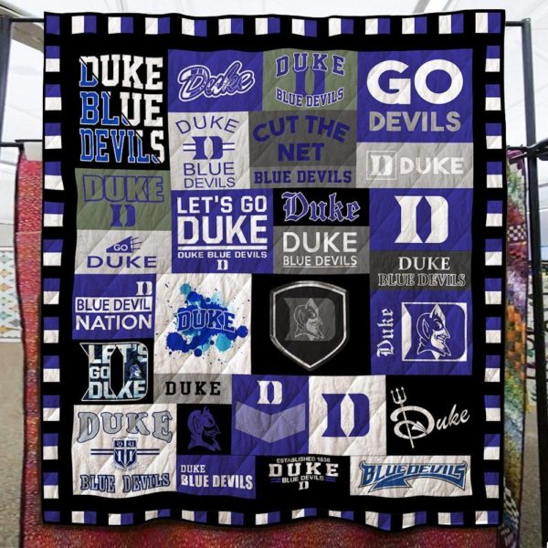 Duke Blue Devils Dbd 3D Customized Quilt Blanket