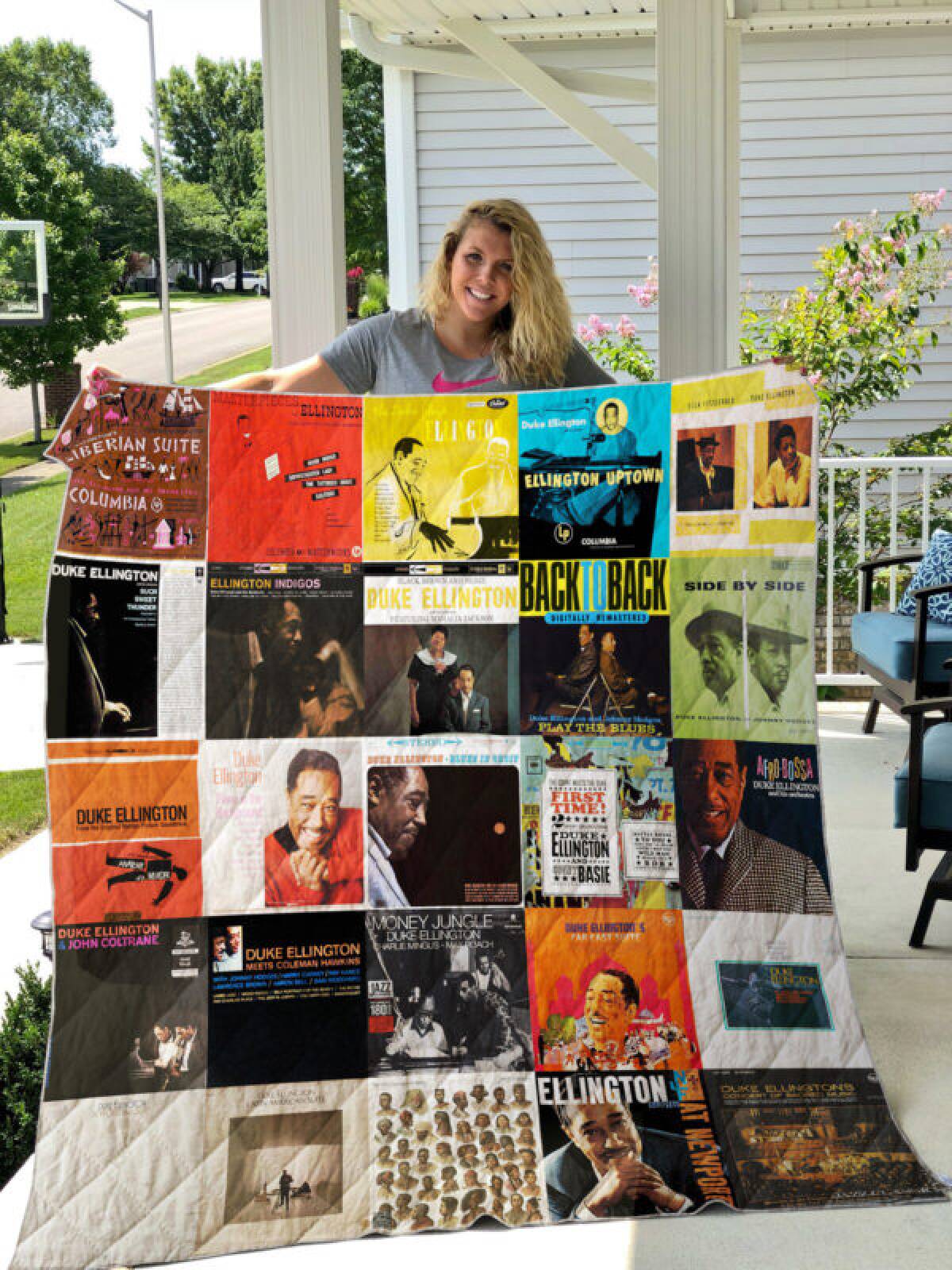 Duke Ellington 3D Customized Quilt Blanket