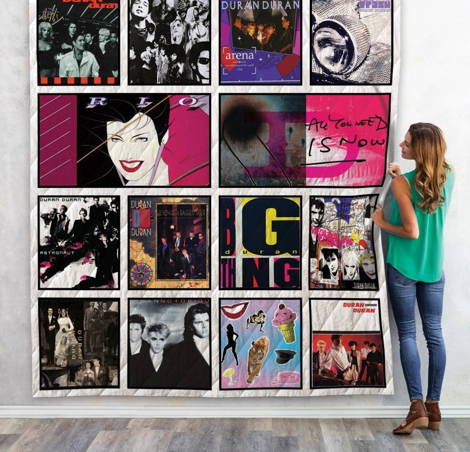 Duran Duran Singles Quilt Blanket For Fans New Arrival 03