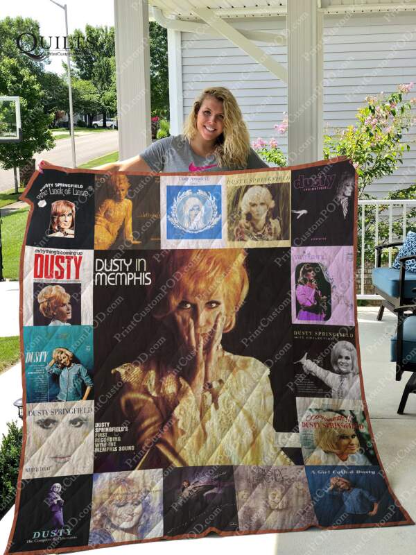 Dusty Springfield Albums 3D Customized Quilt Blanket