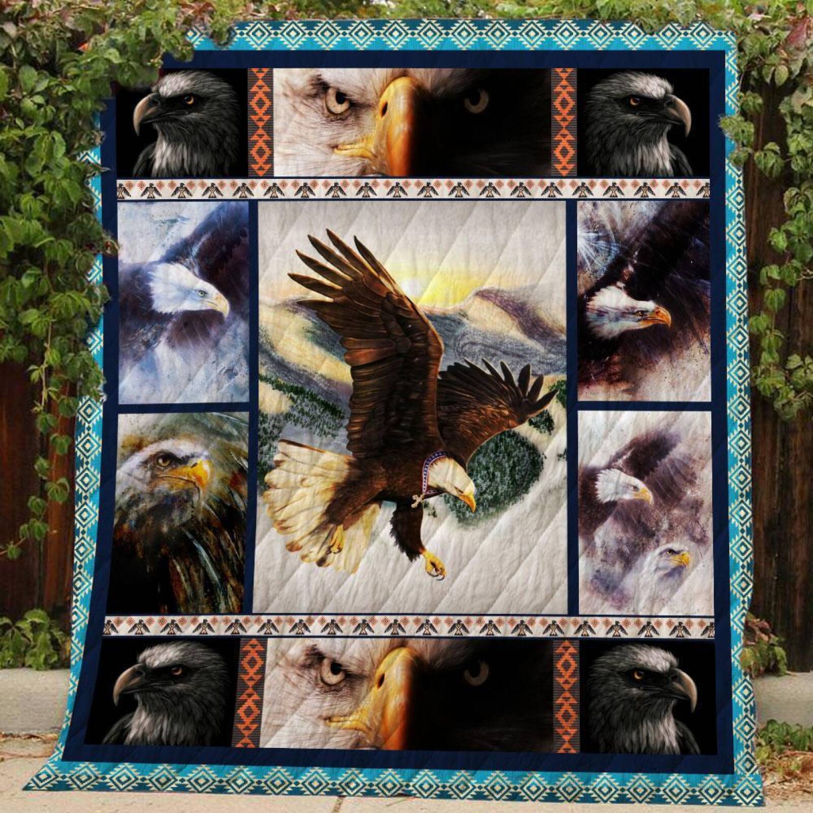 Eagle Customize Quilt Blanket