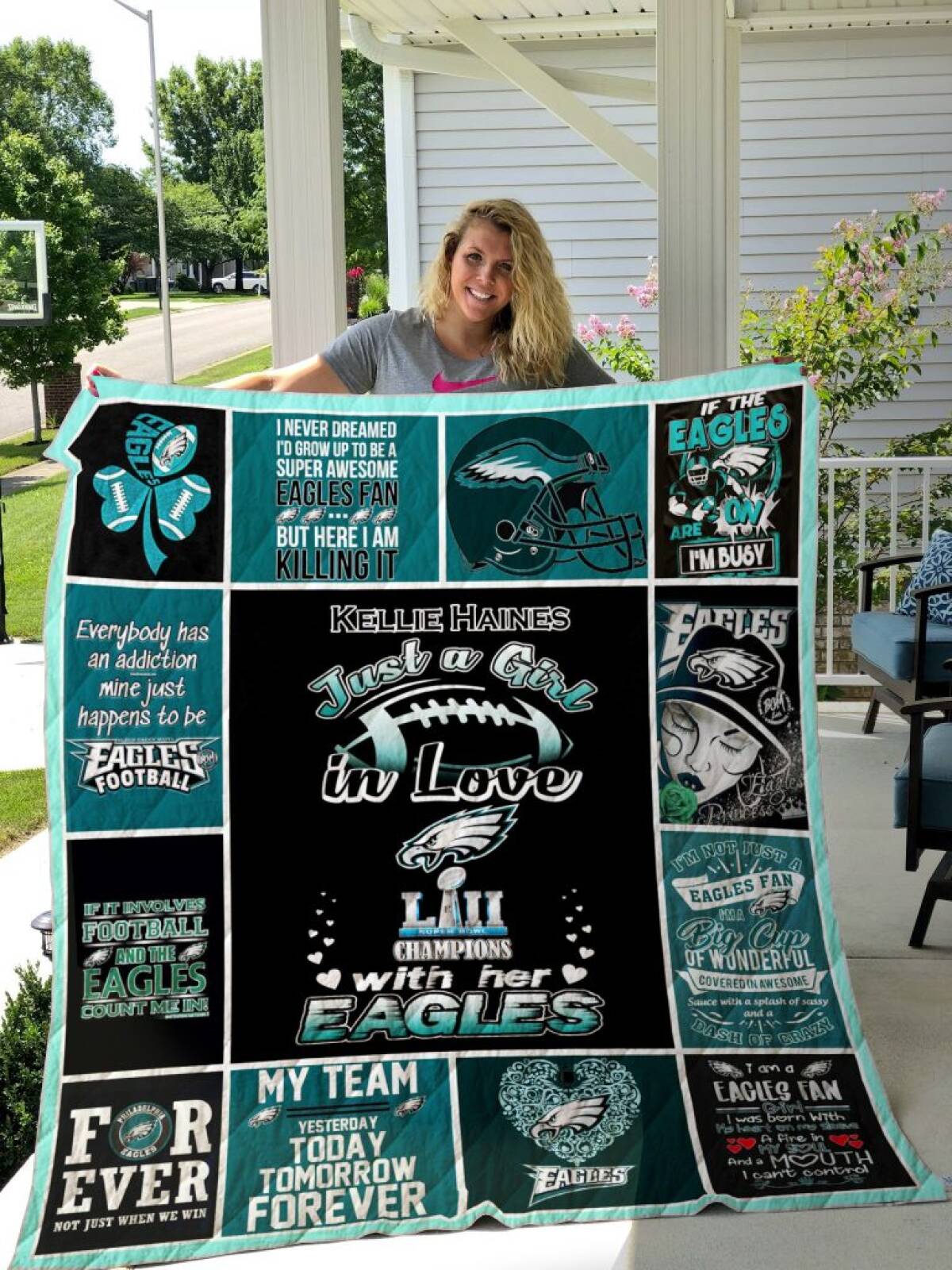 Eagles 3D Quilt Blanket