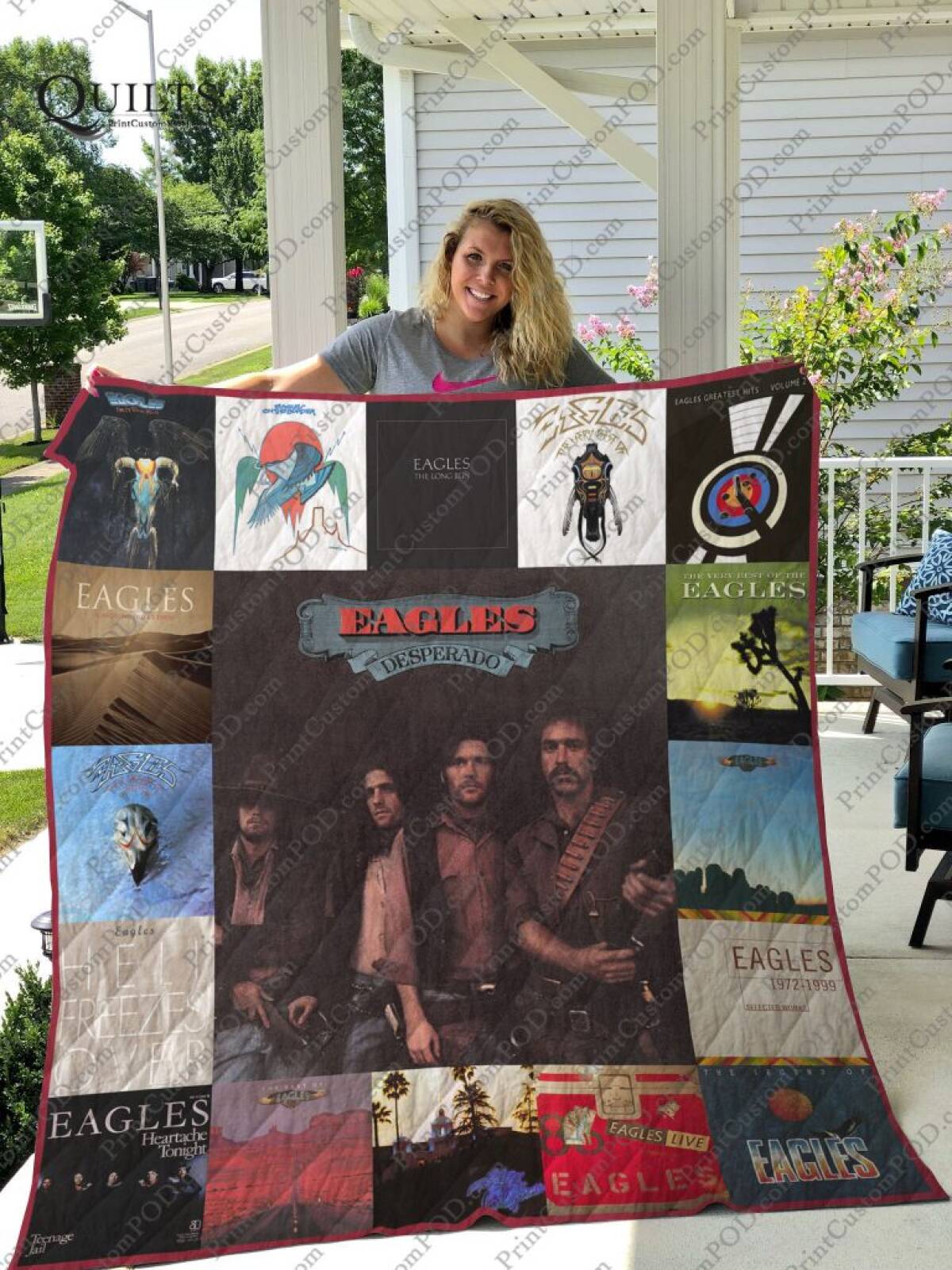 Eagles Band Albums For Fans Version 3D Quilt Blanket