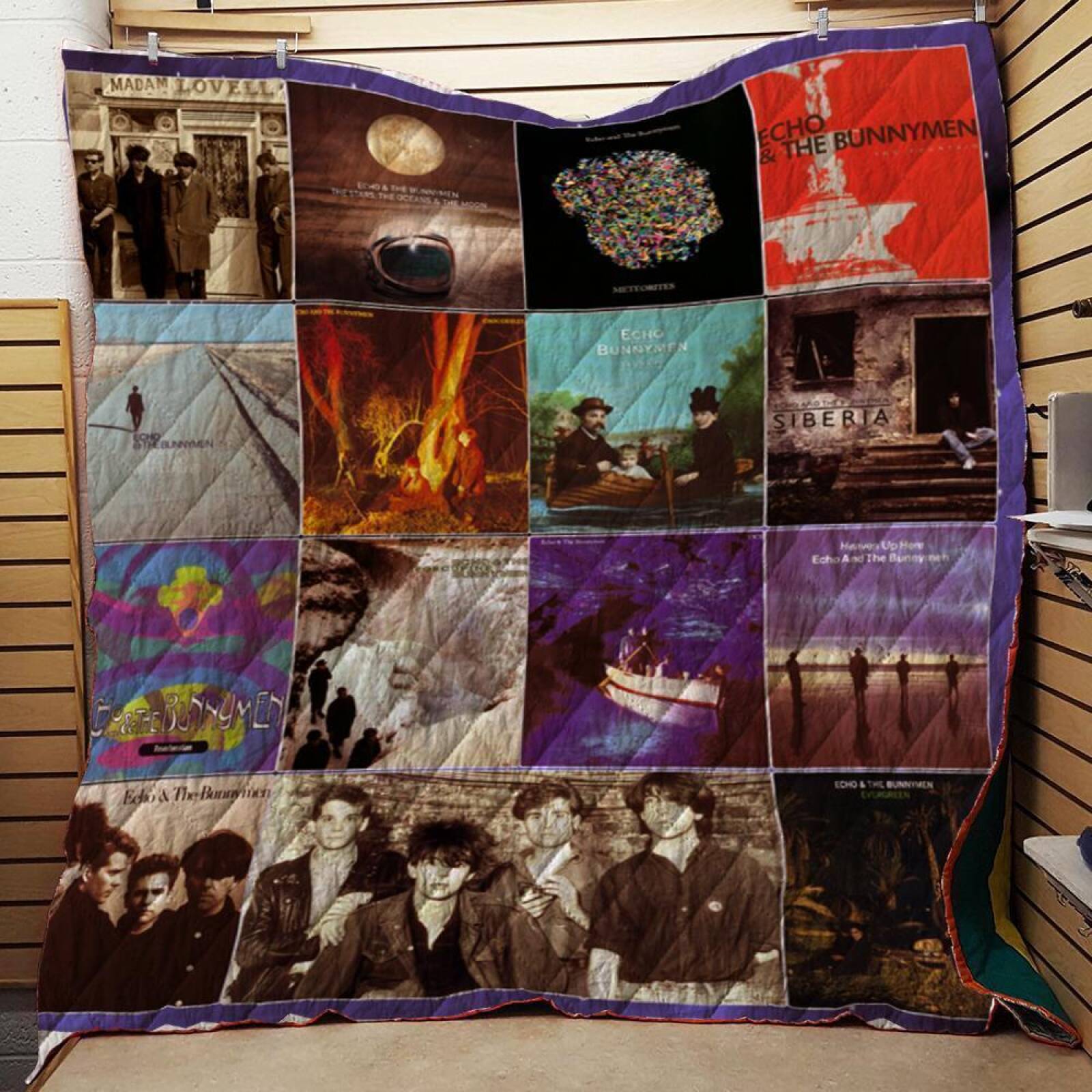 Echo And The Bunnymen Albums Quilt Blanket