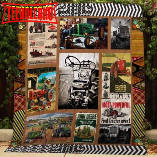 Farm Truck 3D Customized Quilt Blanket