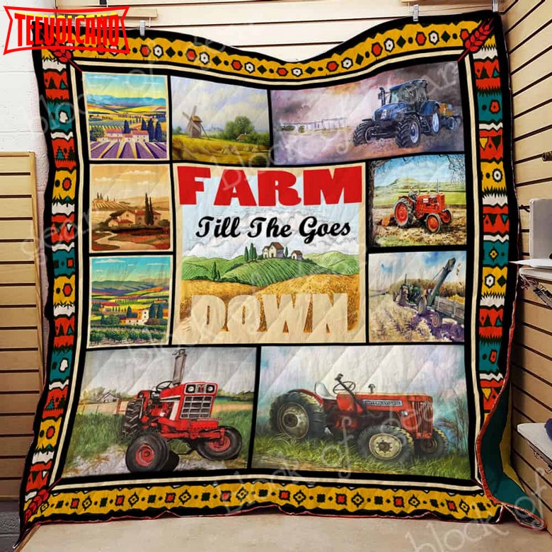 Farming Tractor This Is Howroll 3D Quilt Blanket