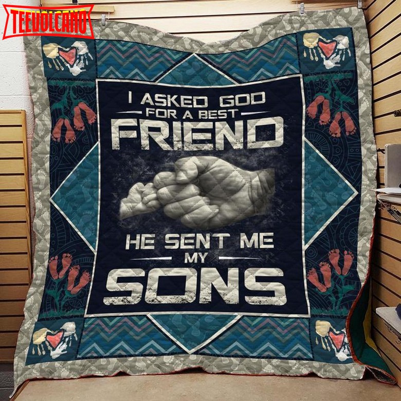 Father And Son 83O34 Customize Quilt Blanket