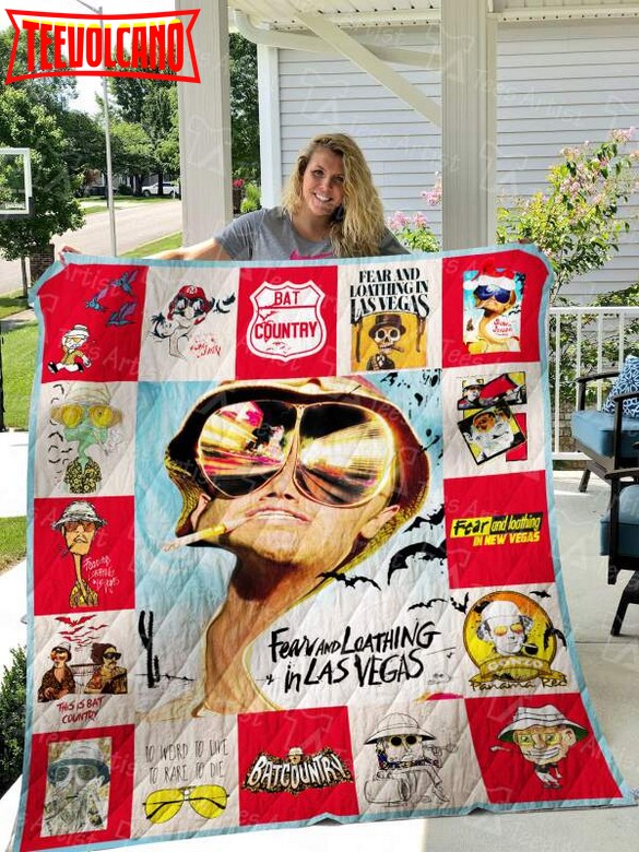 Fear And Loathing In Las Vegas 3D Customized Quilt Blanket