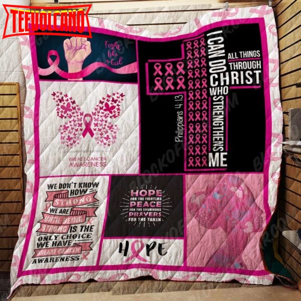 Fight Like Girl 3D Customized Quilt Blanket