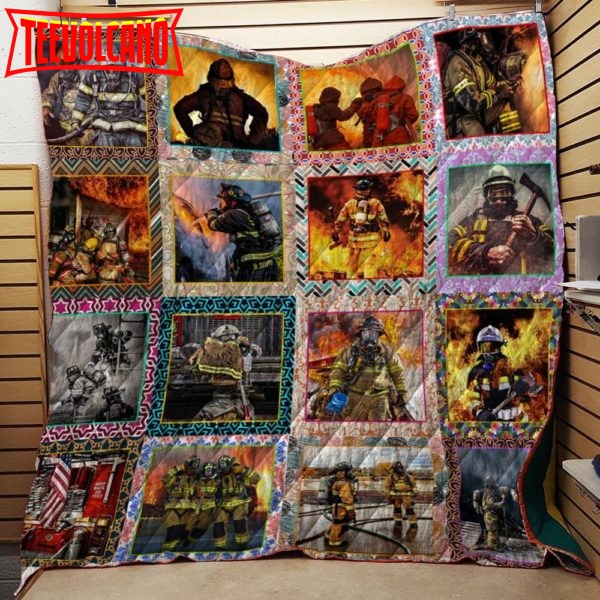 Fire Fighter Is The Best 3D Customized Quilt Blanket