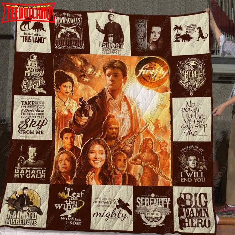 Firefly 3D Customized Quilt Blanket Blanket