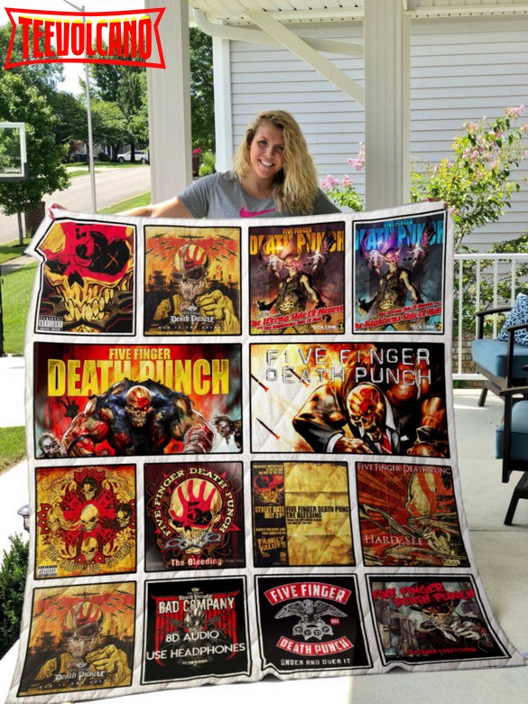 Five Finger Death Punch 3D Customized Quilt Blanket