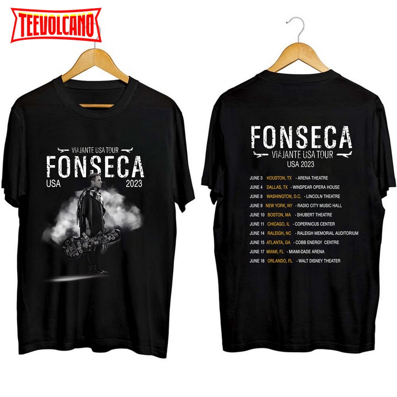 Fonseca 2023 USA Concert Fonseca Viajante USA Tour 2023 Sweatshirt