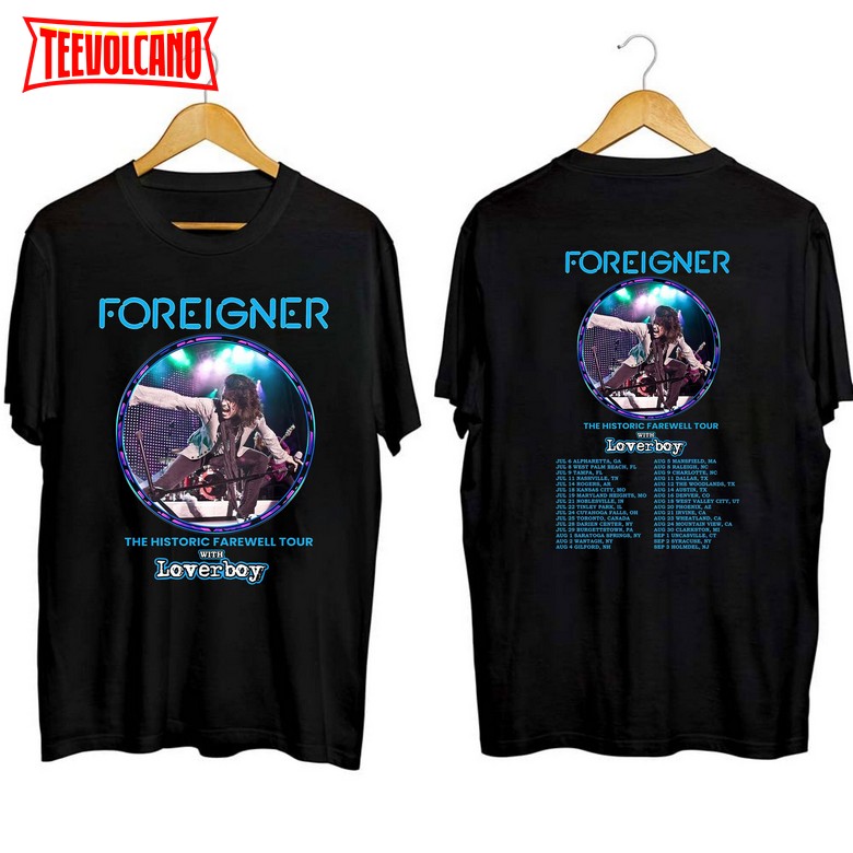 Foreigner 2023 Concert Foreigner The Histroric Farewell Tour 2023 Sweatshirt