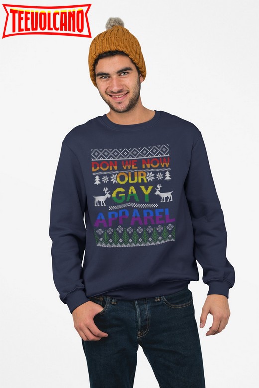 Gay Pride Christmas Shirts, Don We Now Our Gay Apparel, LGBTQ Tee