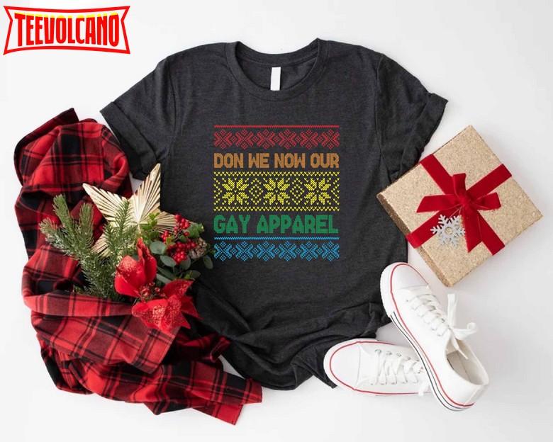 Gay Pride Christmas Shirts, Queer Shirt, LGBTQ Christmas T-Shirt