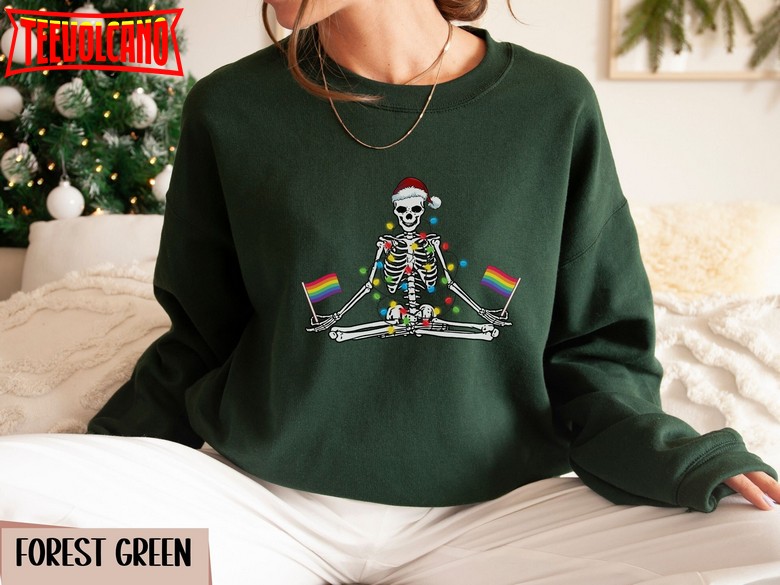 Gay Pride Christmas Sweatshirt LGBTQ Pride Holiday T-Shirt