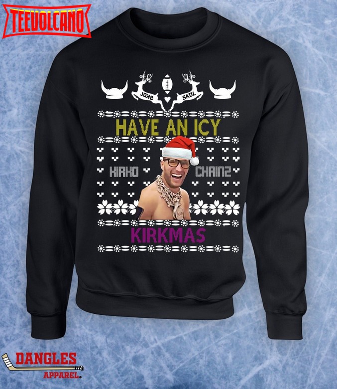 Have an Icy Kirkmas christmas sweater Kirk Cousins minnesota football fan xmas Shirt