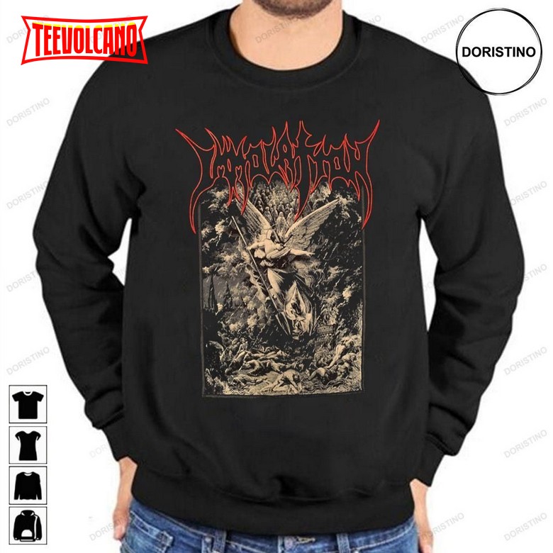 Immolation Band Red And Black Graphic Art Unisex T Shirt