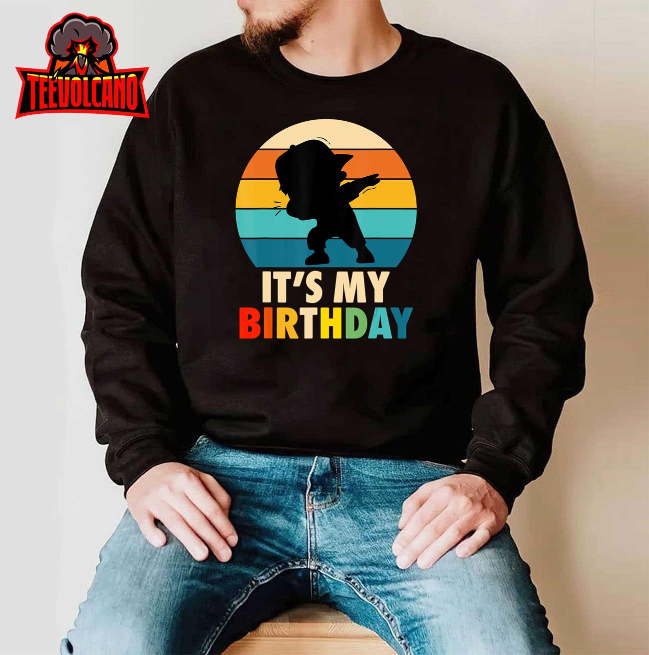 It’s My Birthday Shirt for Boys Girls Dabbing Birthday T-Shirt Hoodie