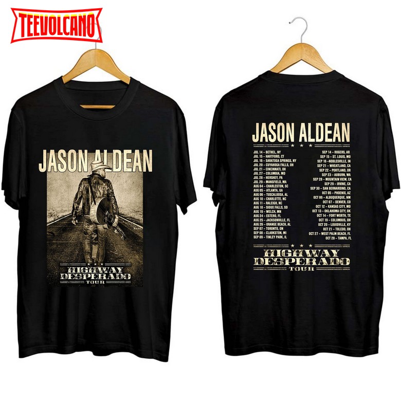 Jason Aldean Highway Desperado Tour 2023 Shirt, Sweatshirt