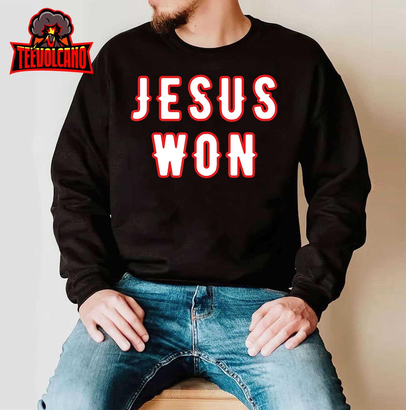 Jesus Won Texas Rangers T-Shirt