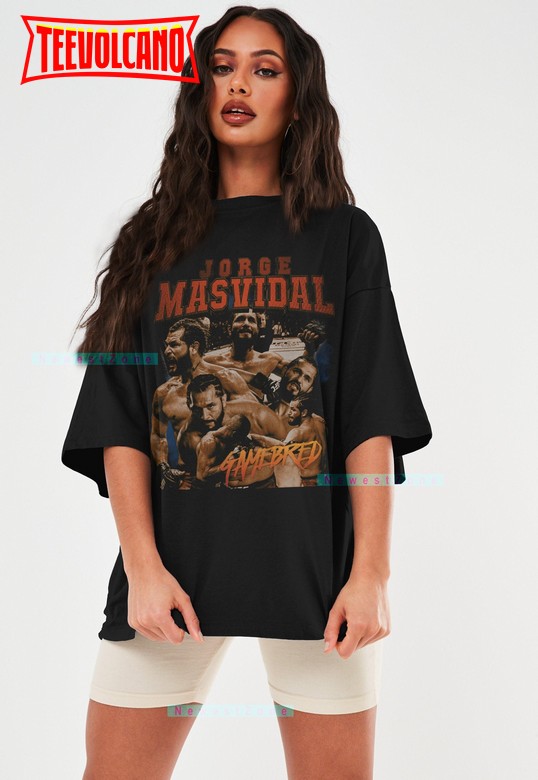 Jorge Masvidal Gamebred T-Shirt American Professional Fighter 90s Shirt