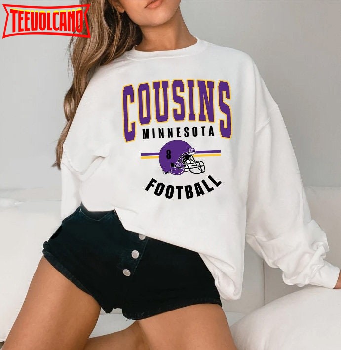 Kirk Cousins Minnesota Football Sweatshirt, Vintage Minnesota Football T-Shirt