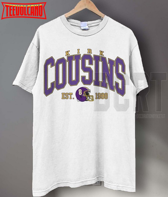 KIRK COUSINS Shirt Football shirt, Classic 90s Graphic Vintage Bootleg Shirt