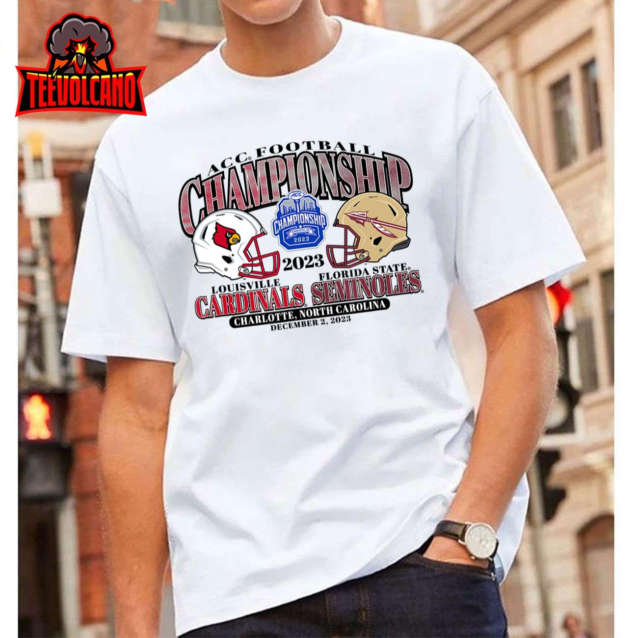 Louisville vs Florida State ACC Championship 2023 Football T-Shirt