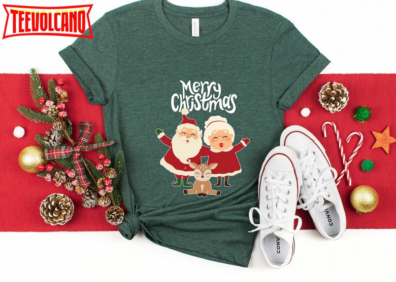 Merry Christmas Santa Family Shirt, Cute Santa Claus T Shirt