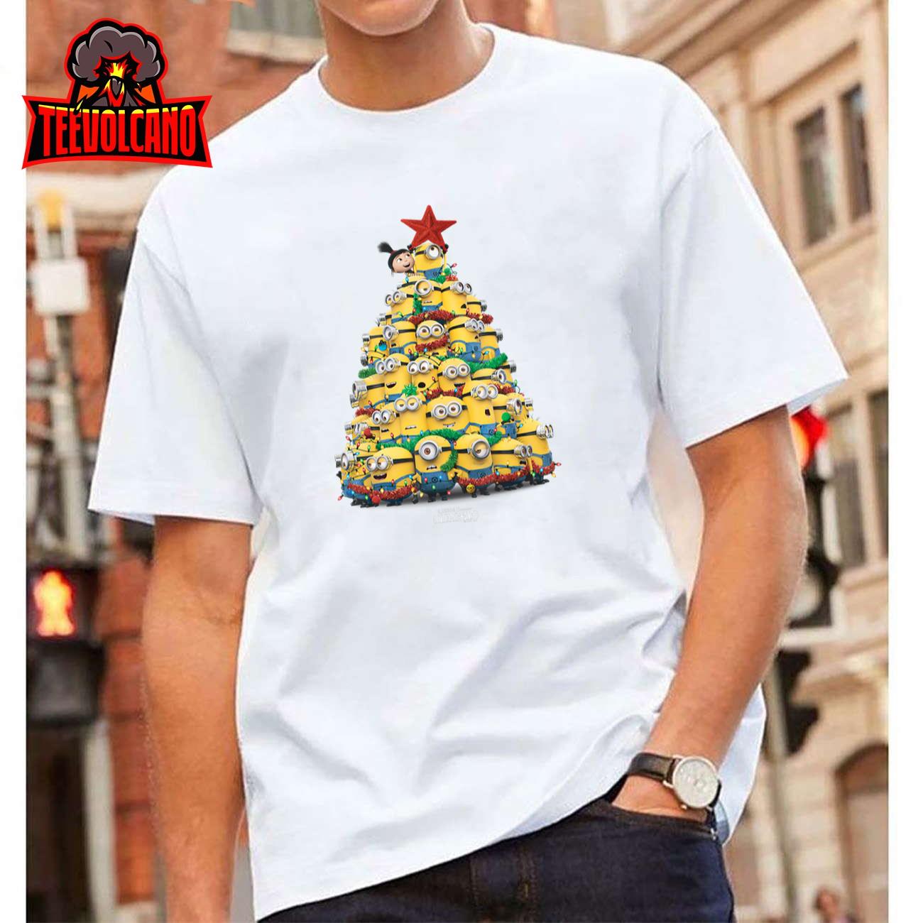 Minions Christmas Tree T-Shirt