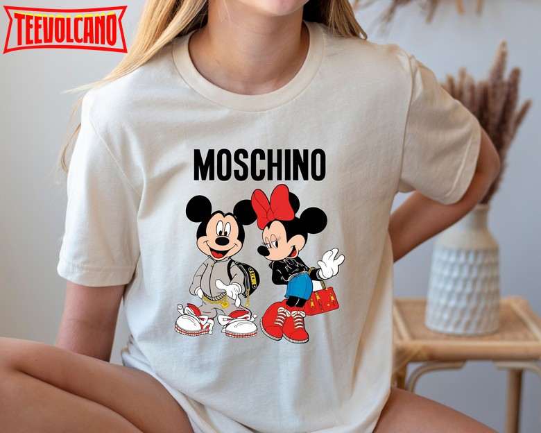 Moschino Fashion T-Shirt, Moschino Mickey Shirt