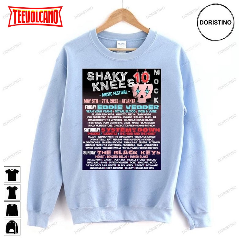 Music Festival Shaky Knees 2023 Tour Limited Unisex T Shirt