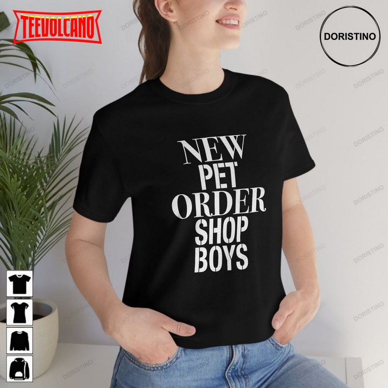 New Order Pet Shop Boys Unity Tour 2022 Unisex T Shirt