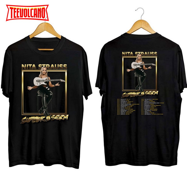 Nita Strauss Summer Storm 2023 Tour Fan T Shirt