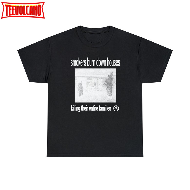 no smoking – Hereditary Dad On Fire Tee  Classic Fit