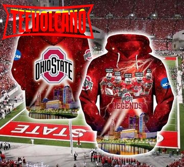 Ohio State Buckeyes 3D Printed Hoodie