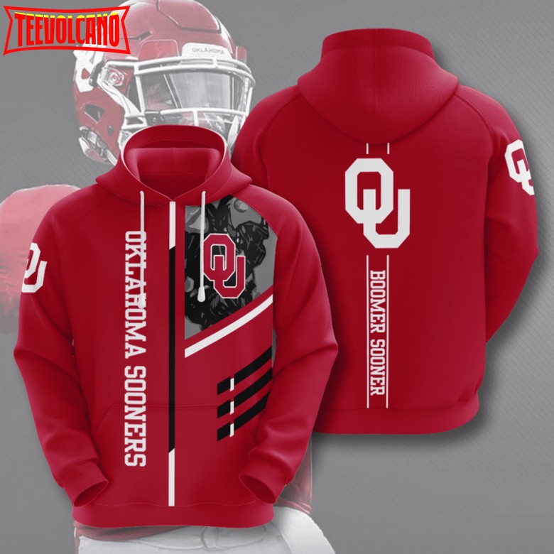 Oklahoma Sooners American Football 3D Printed Hoodie