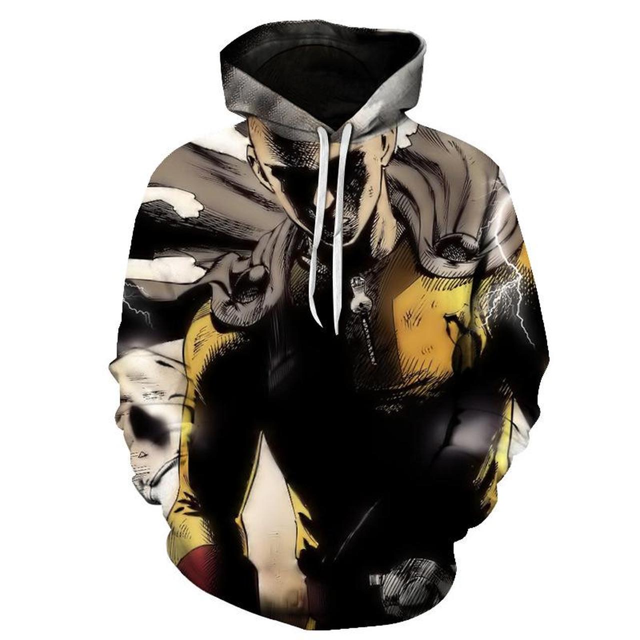 One Punch Man 3D Printed Hoodie