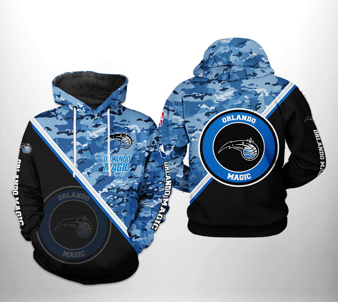 Orlando Magic NBA US Camo Team 3D Printed Hoodie