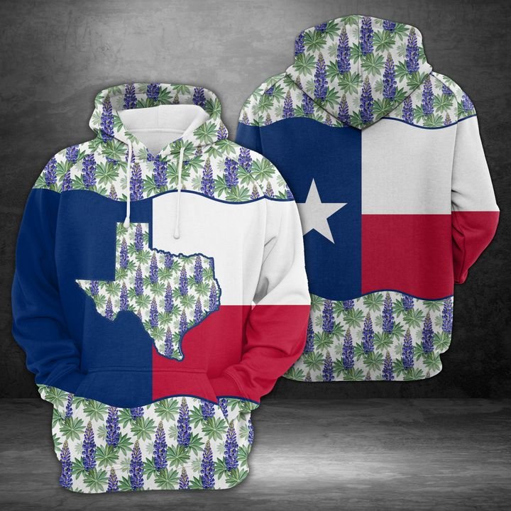 Our Texas Texas 3D Printed Hoodie