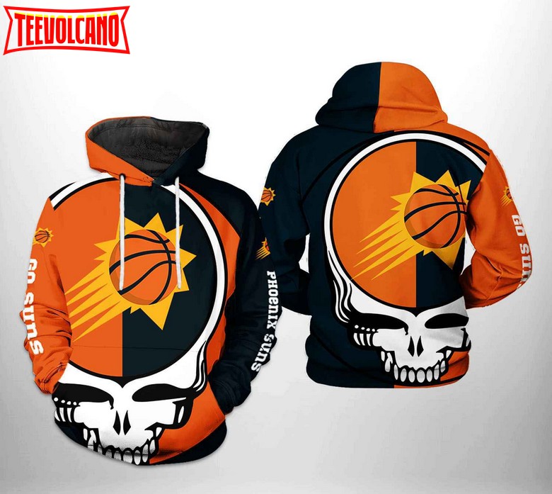 Phoenix Suns NBA Grateful Dead 3D Printed Hoodie