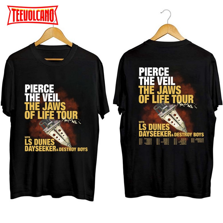 Pierce The Veil The Jaws Of Life Tour 2023 Tour Shirt