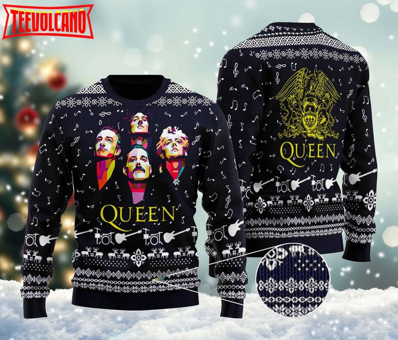 Queen Band Ugly Christmas Sweater, Rock Band Sweatshirt