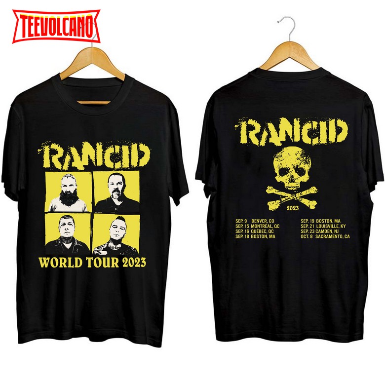 Rancid World Tour 2023 Shirt, Rancid Band Fan Sweatshirt