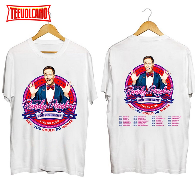 Randy Rainbow Shirt, The Randy Rainbow For President Tour 2023 Sweatshirt