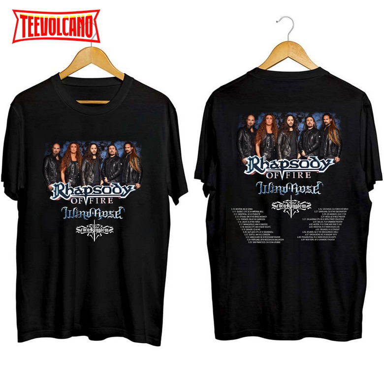 Rhapsody of Fire 2023 Concert Shirt Rhapsody of Fire 2023 Tour Sweatshirt