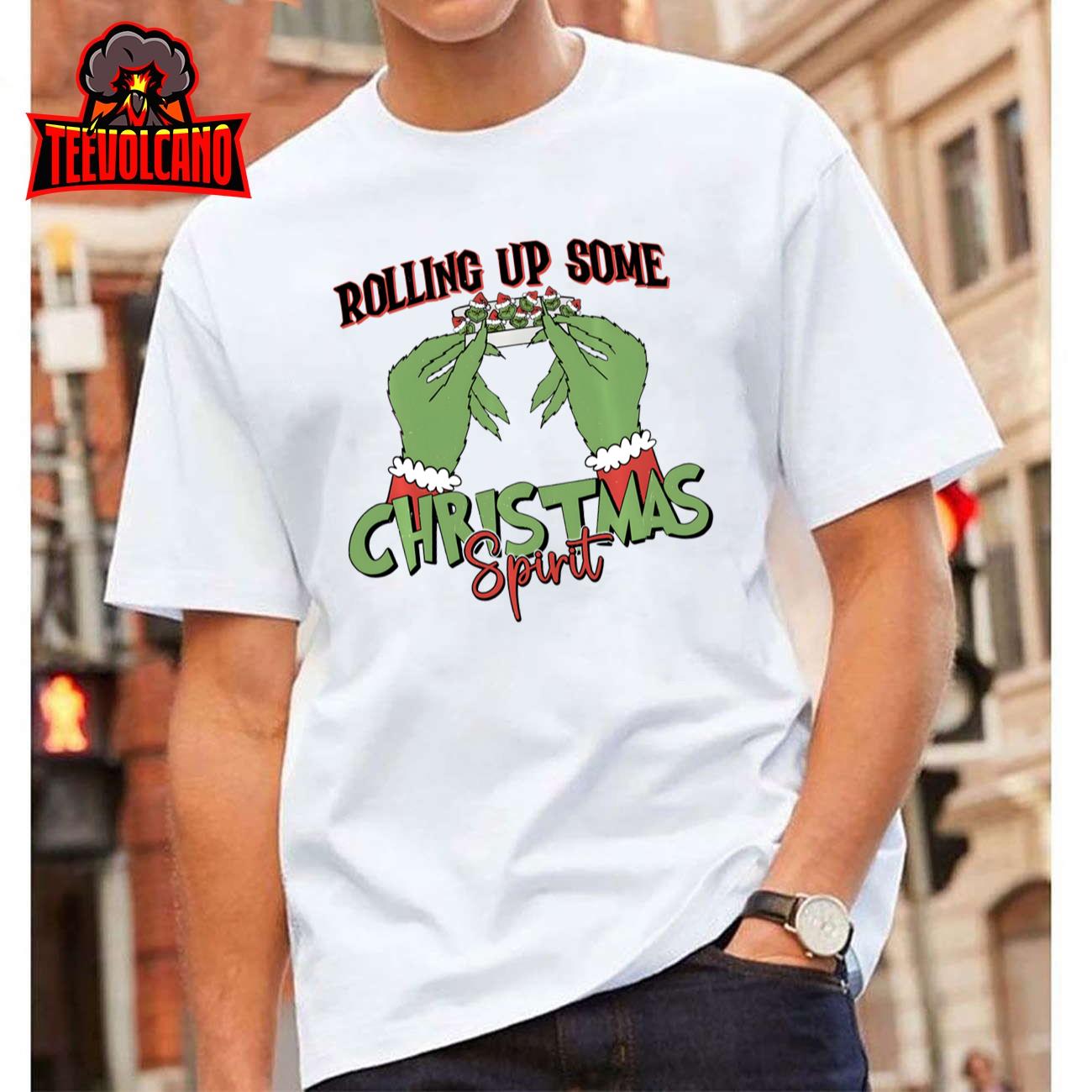 Rolling Up Some Christmas Spirit, Christmas Vibes Women Men Sweatshirt