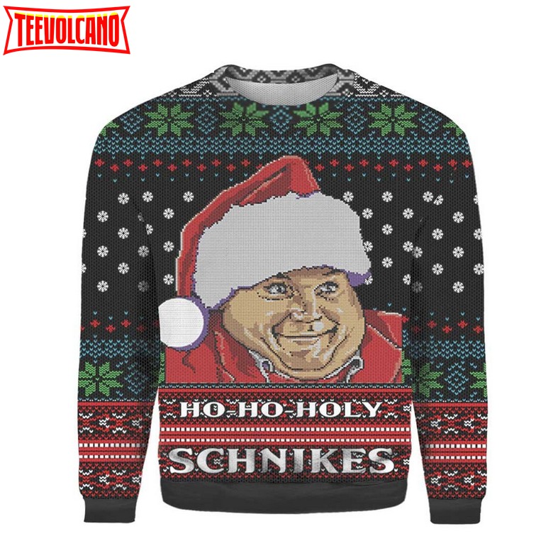 Santa Chris Farley Ho Ho Holy Schnikes 2023  Ugly Christmas Sweater